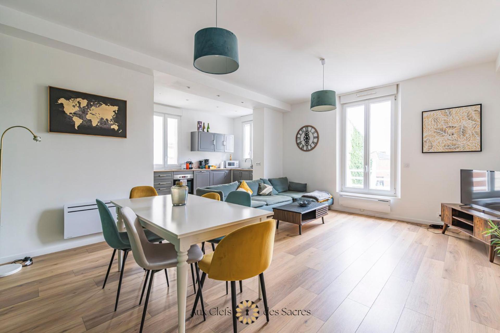 Ponsardin #55 Spacieux Appartement 3 Ch 6 Couchages 랭스 외부 사진
