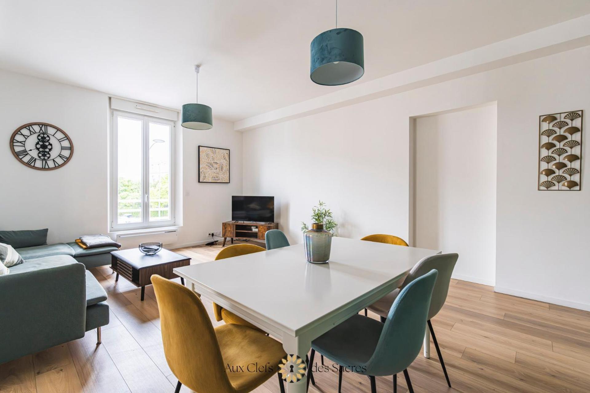 Ponsardin #55 Spacieux Appartement 3 Ch 6 Couchages 랭스 외부 사진